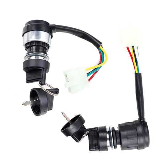 Universally 5 Wire 5 Pin Ignition Key Switch Start Lock with 2 keys Waterproof 4 Stroke Motorcycle Dune Buggy ATV parts moped