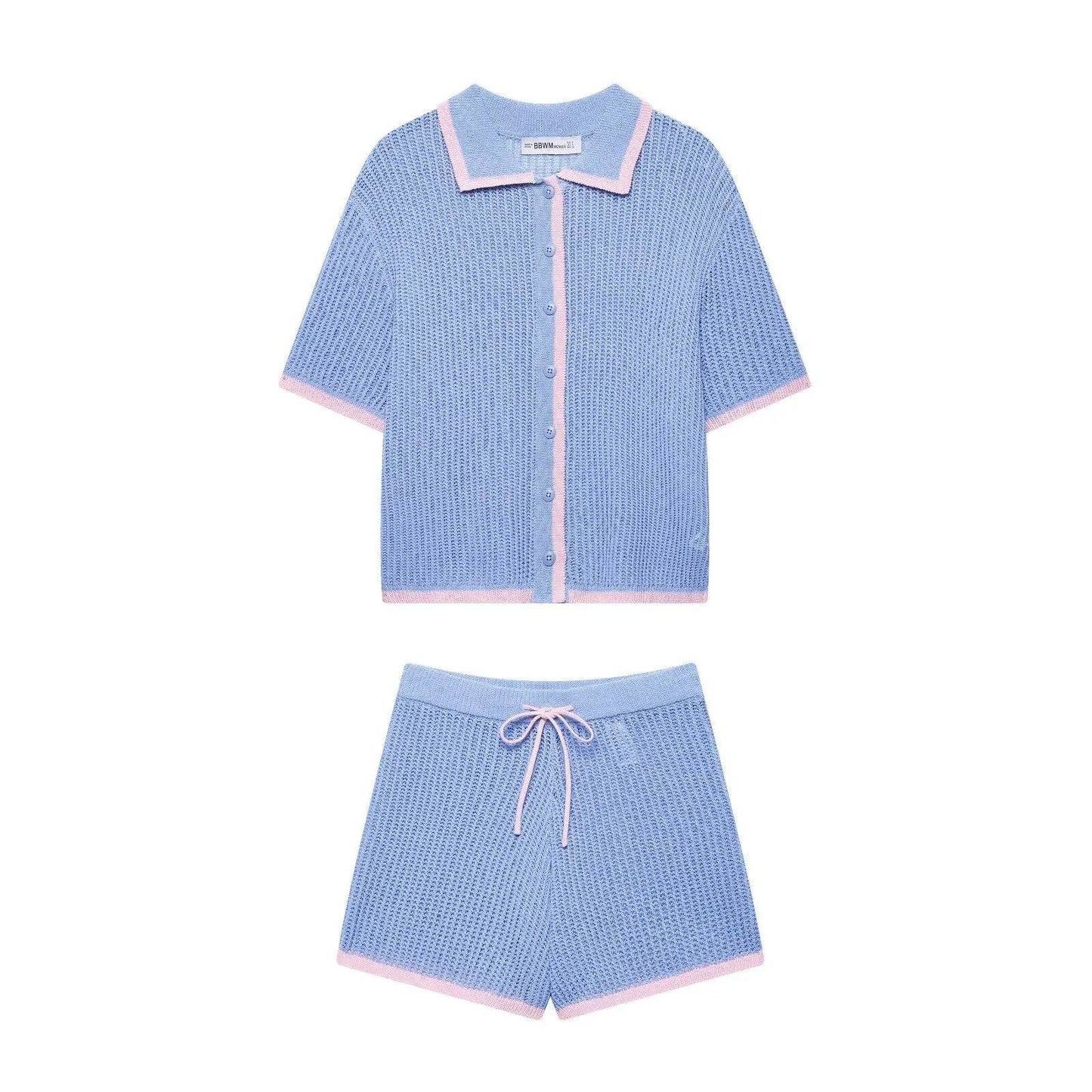 Summer Knitted Shorts Set - P12 Hub Europe