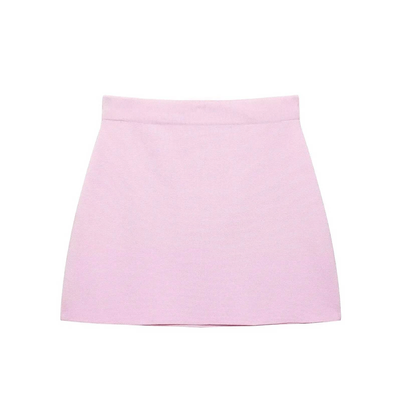 Solid Knitted Mini Skirt - P12 Hub Europe