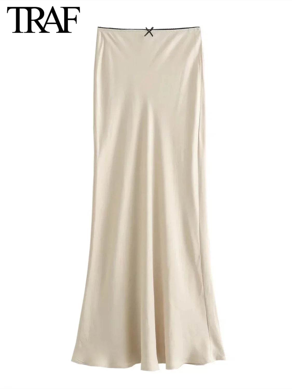 Spring Satin Bow Skirt - P12 Hub Europe