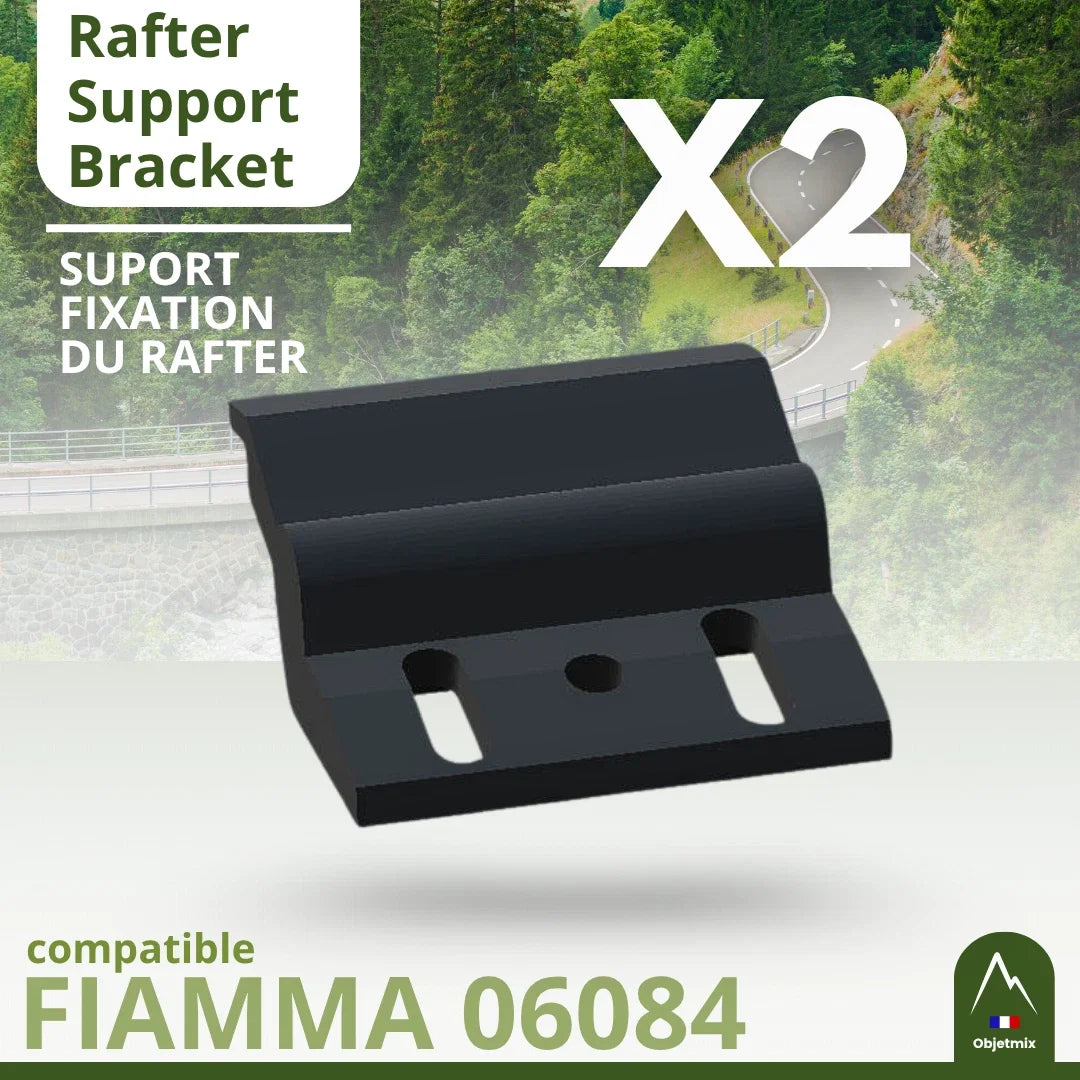 2pcs/Set Rafter Support Bracket For RV Awning FIAMMA F45/F70 06084/06085 98655-542 Campervan & Van Accessories