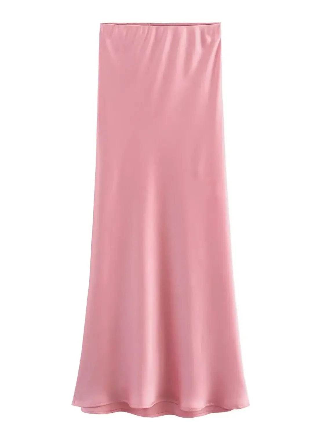 Women's Flowing Satin Midi - P12 Hub Europe