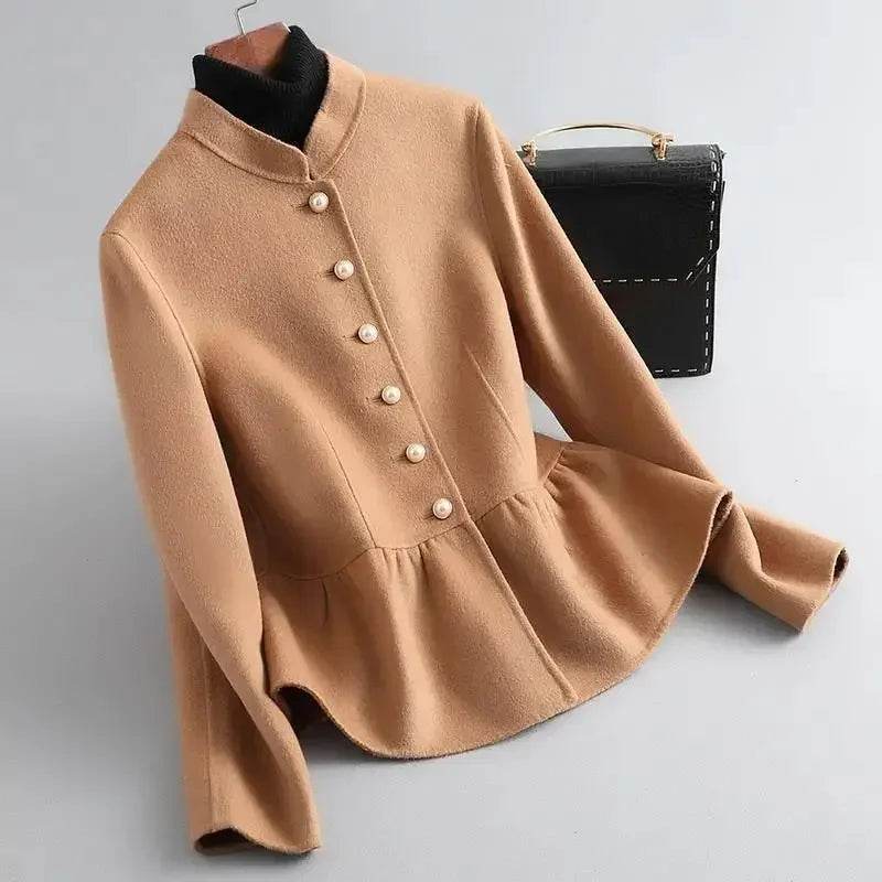 Slim Elegant Wool Coat - P12 Hub Europe
