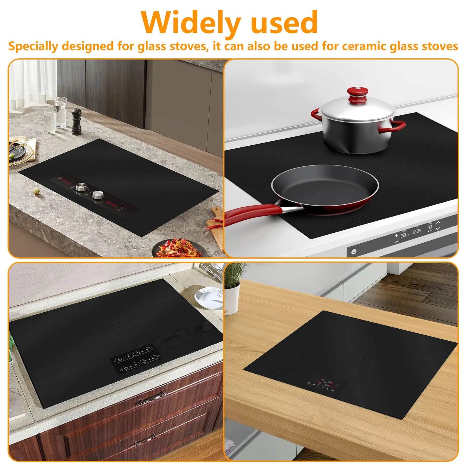 Silicone Induction Cooktop Mat Non Slip Electric Stove Cover Pad Cooktop Protector Cooking Kitchen Accessories Stove Top Cover - P12 Hub Europe