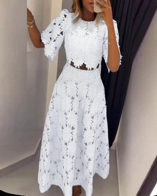 O-Neck Skirt Set - P12 Hub Europe