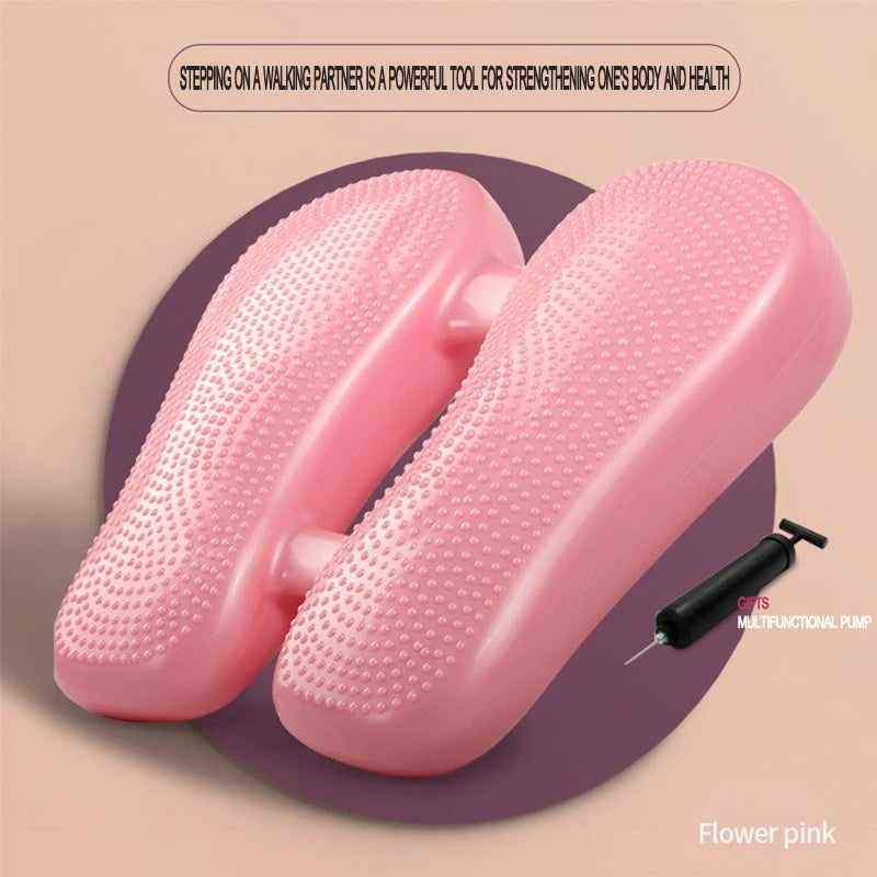 Portable Pedal Stepper Leg Exercisers Fitness Stovepipe Machine Air Mini Massage Stepper Under Desk Pedal Exerciser Fitness Tool