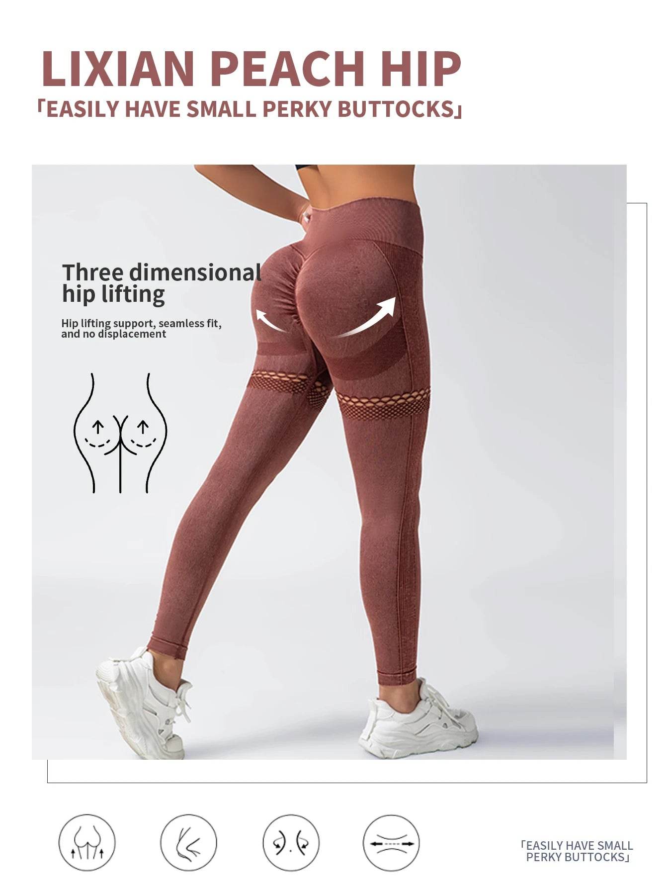 Women's Mesh Butt Lifting Leggings - P12 Hub Europe