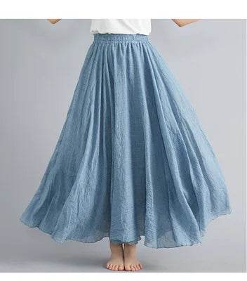 Mori Girl Cotton Linen Skirt - P12 Hub Europe
