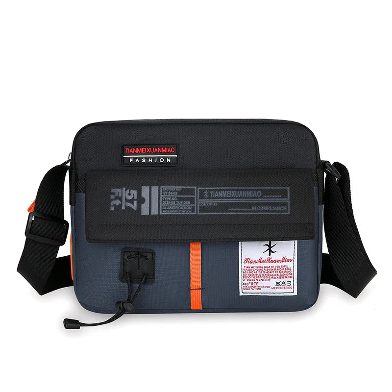 The New Single Shoulder Bag Outside The Casual Crossbody Bag Fashion Hand Nylon Color Bag for Men and Women