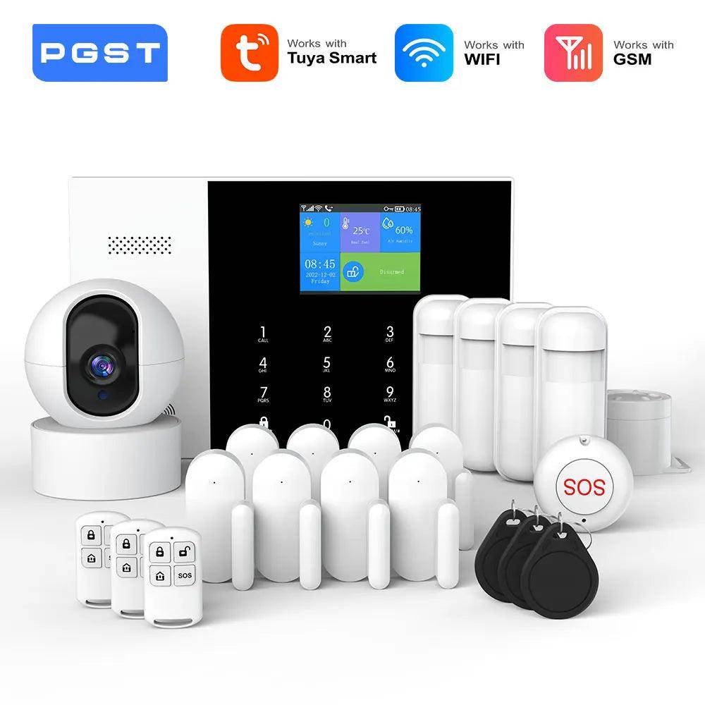 Alarm System Tuya GSM/WiFi | Wireless Home Security, Alexa, App - P12 Hub Europe