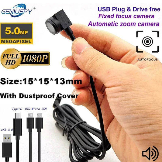 Mini USB Camera 5MP/2MP, Auto/Fixed Focus, Wide Angle - P12 Hub Europe