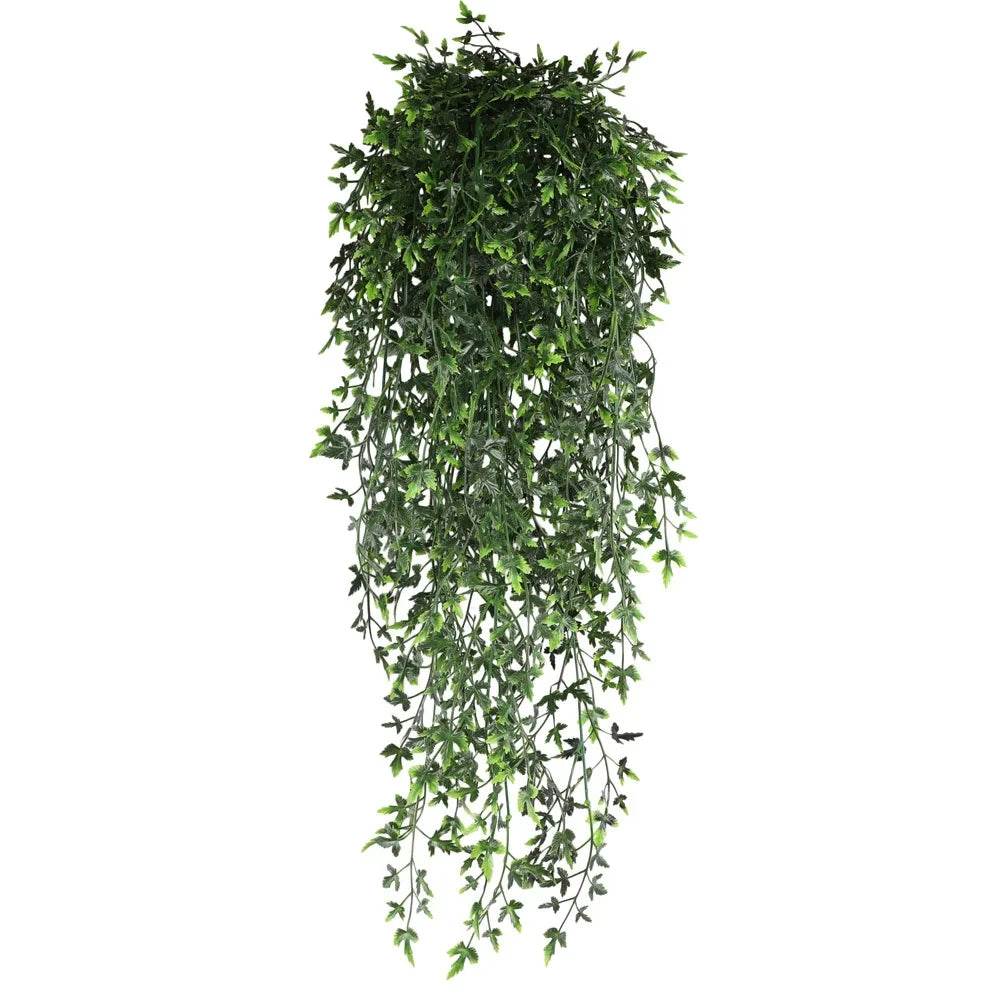 90cm Persian fern Leaves Vines Home Room Decor Hanging Artificial Plant Plastic Leaf Grass Wedding Party Wall Balcony Decoration - P12 Hub Europe
