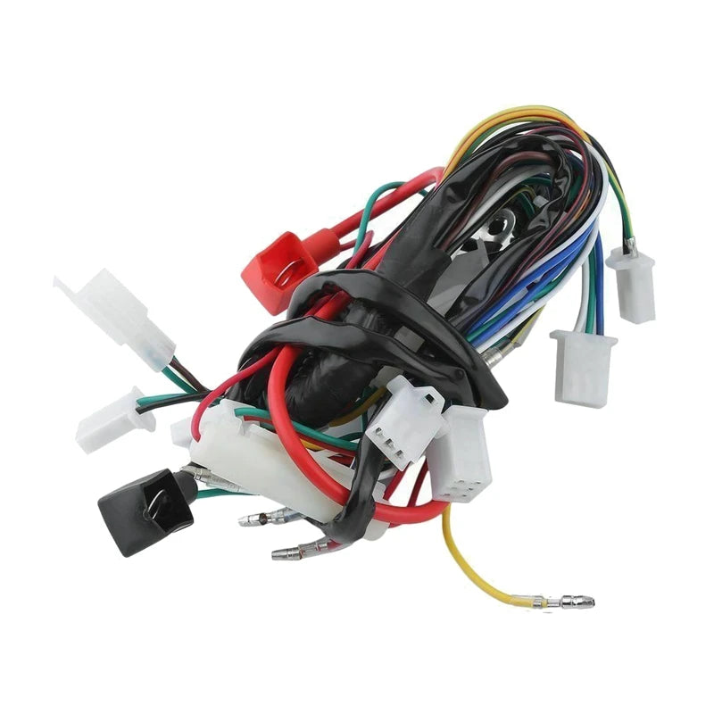 Complete Stator Wiring Harness CDI Ignition Coil Solenoid Set For ATV Electric Quad Bike 50Cc - 125Cc