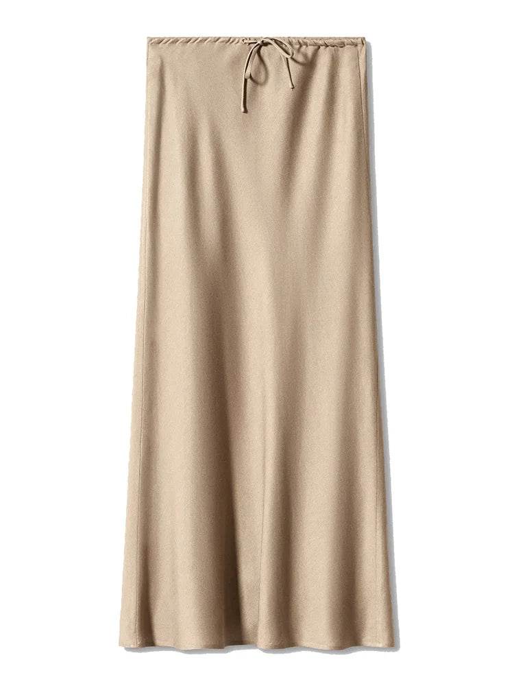 Women's Satin Maxi Skirt - P12 Hub Europe