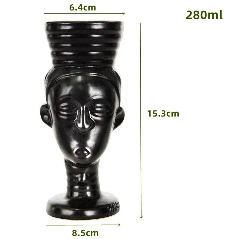60 Types Ceramic Hawaii Tiki Mugs Creative Cocktail Glasses Beer Glass Martini Glasses Wine Glass Funny Cup Gift for Men - P12 Hub Europe