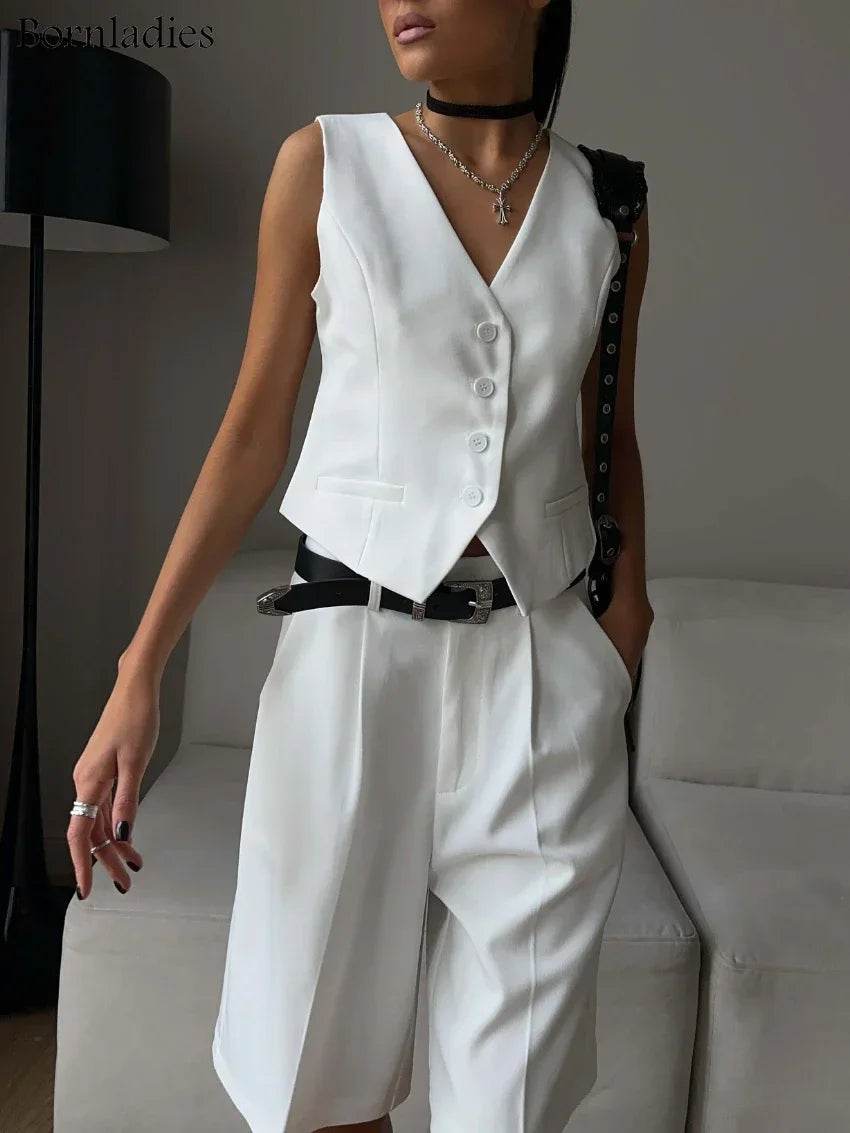 Wolfeel Chic Vest Shorts Suit - P12 Hub Europe