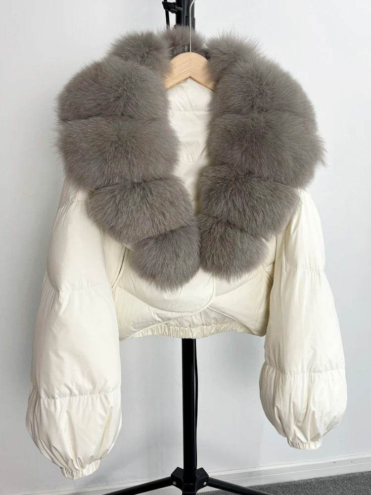 Luxury Fox Fur Down Parka - P12 Hub Europe