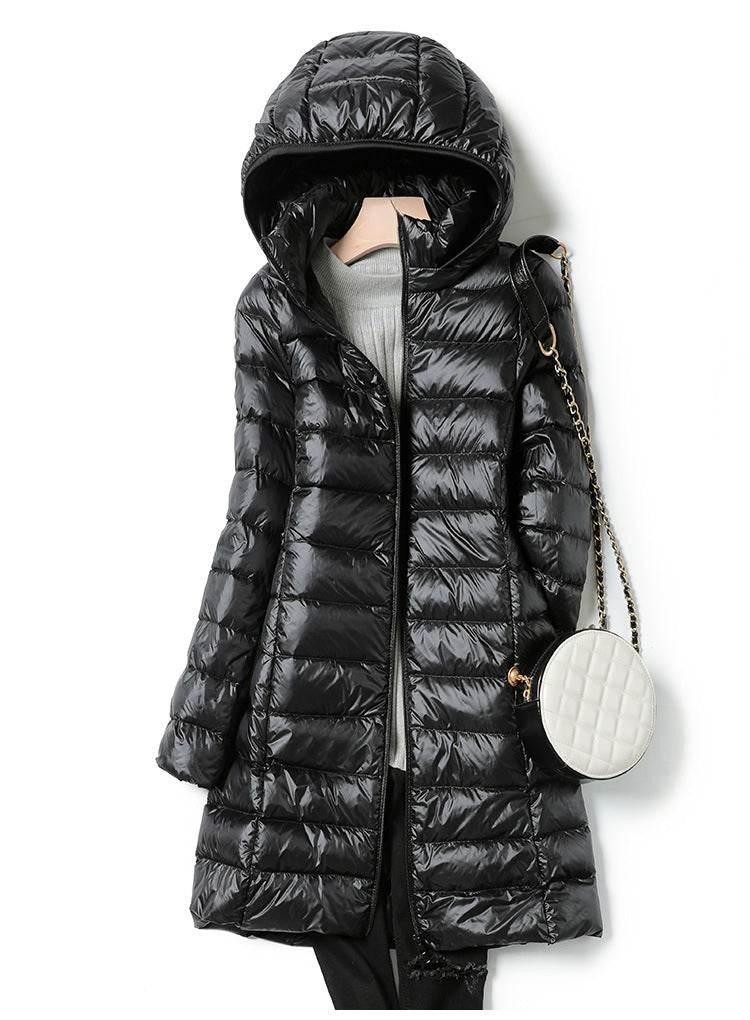 Korean Slim Hooded Down Parka - P12 Hub Europe