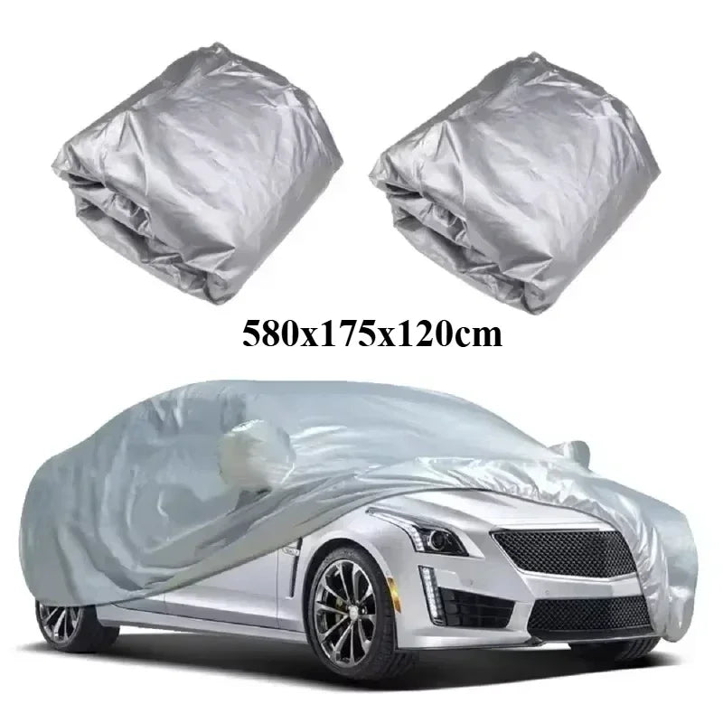 Car Covers Sun Outdoor Sunscreen Heat Sun UV Protection Dustproof Anti-UV Scratch-Resistant Universal Car Styling Car Covers