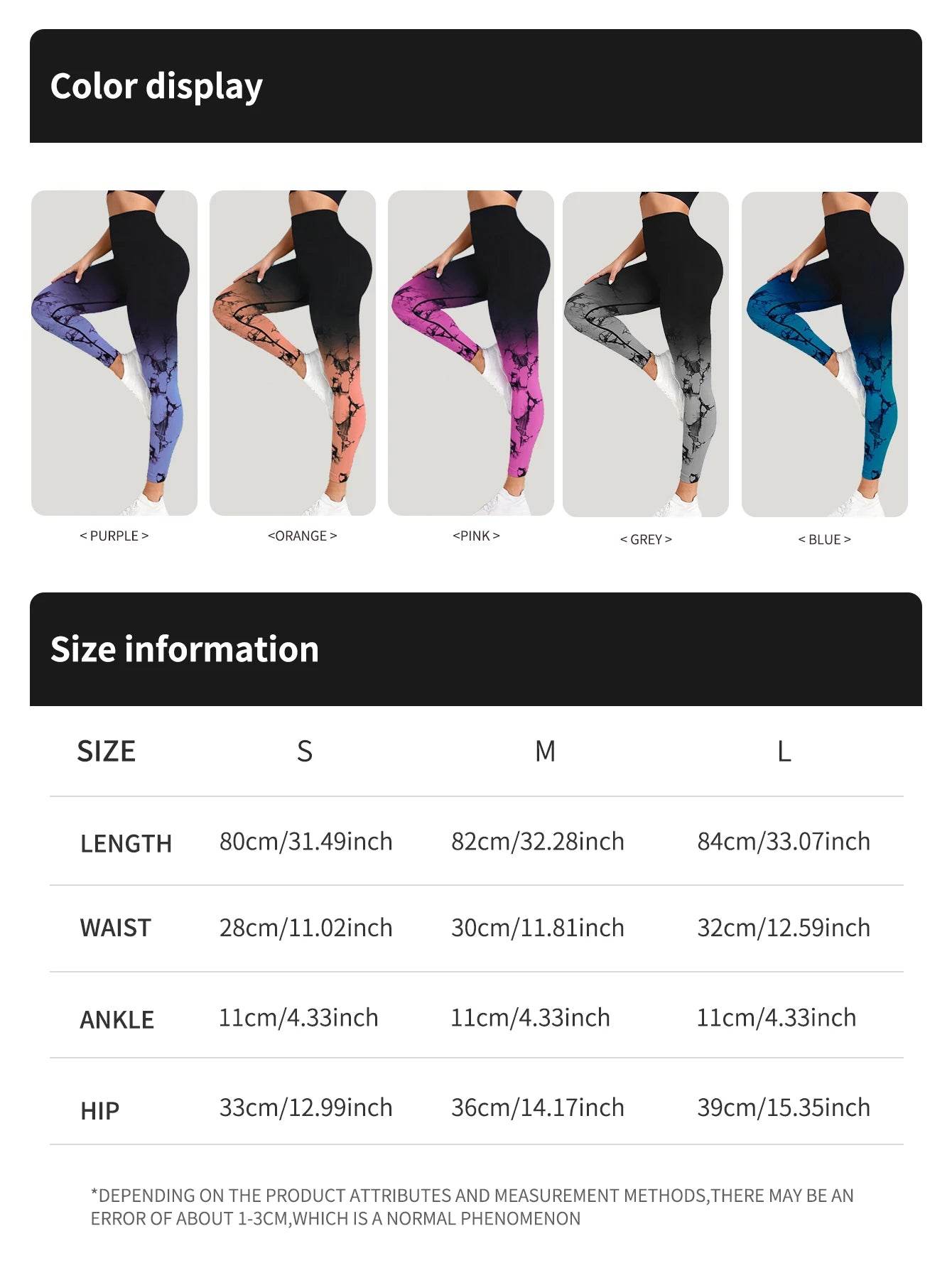 Women's Tie-Dye Seamless Push-Up Leggings - P12 Hub Europe