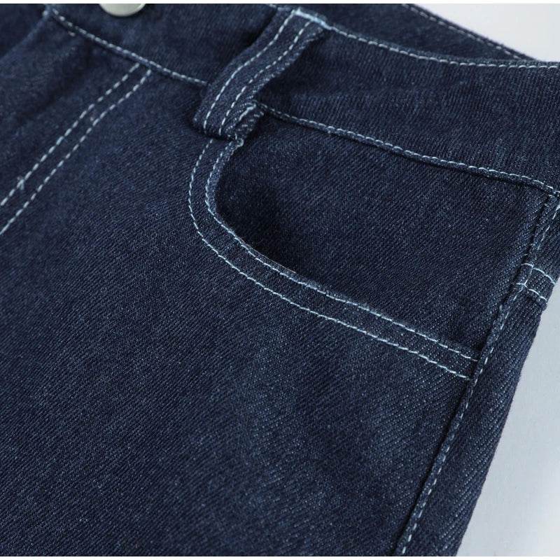 Vintage Denim Crop Top Set - P12 Hub Europe