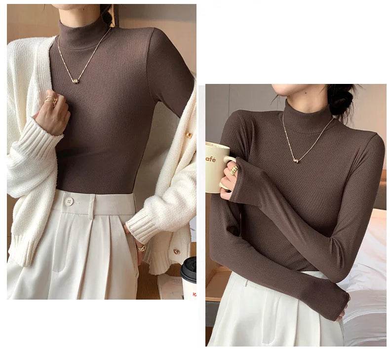 Women's Half Turtleneck Sweater - P12 Hub Europe