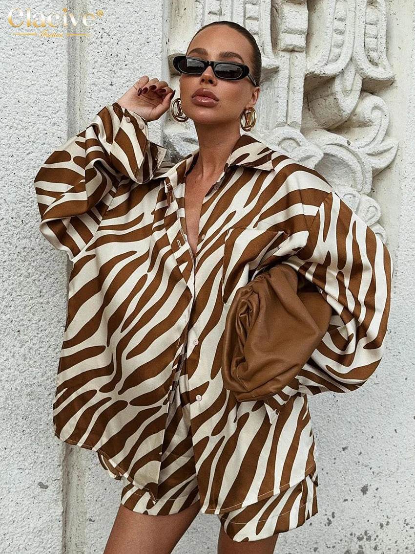 Clacive Stripe Shorts Set - P12 Hub Europe