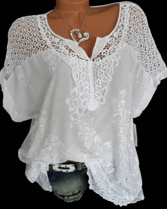 Summer Women's Lace Blouse - P12 Hub Europe