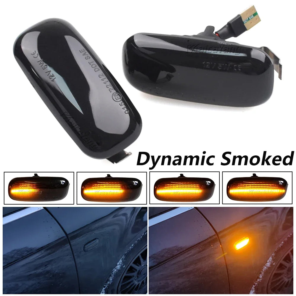 For Audi A3 S3 8P A4 RS4 S4 B6 B7 A6 S6 RS6 Dynamic Turn Signal Light LED Side Marker Fender Sequential Indicator Lamp