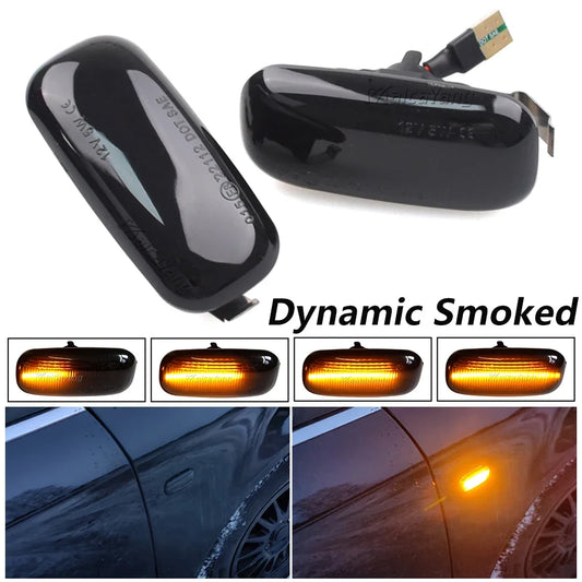 For Audi A3 S3 8P A4 RS4 S4 B6 B7 A6 S6 RS6 Dynamic Turn Signal Light LED Side Marker Fender Sequential Indicator Lamp