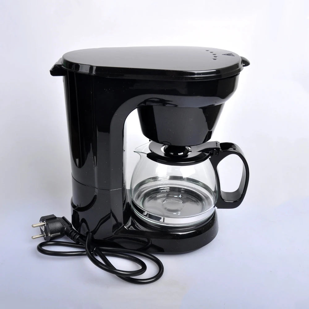 Houselin 750ML Small Coffee Maker, Compact Coffee Machine with Reusable Filter, Warming Plate and Coffee Pot for Home and Office