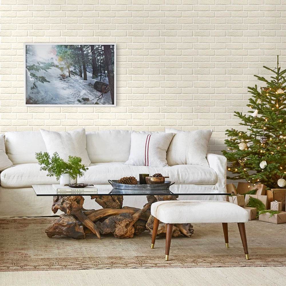 3D Wall Sticker Self-adhesive Faux Brick Wall Panel Peel and Stick Tile Backsplash for Kitchen Bedroom Waterproof Tile Sticker - P12 Hub Europe