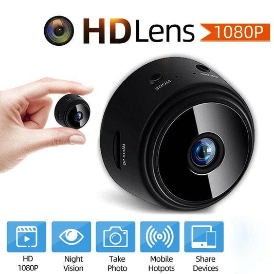 Mini WiFi Camera 720P, Wireless, AP Hotspot, Pet/Baby - P12 Hub Europe