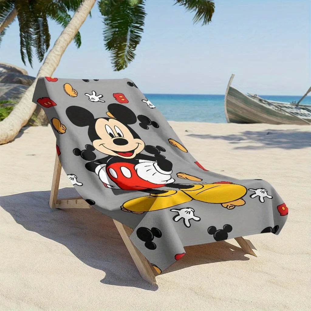Disney Mickey Mouse Beach Towel: Fun and Stylish for Your Next Beach Adventure Suitable for towels, bath towels, beach towels - P12 Hub Europe