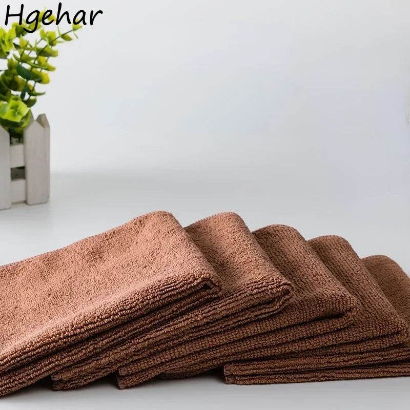 Brown Handkerchief Towels Women Home Thicker Retro New Fall Absorbent Soft Quick Dry Adult House-keeping Work Simple Wipe Hands - P12 Hub Europe