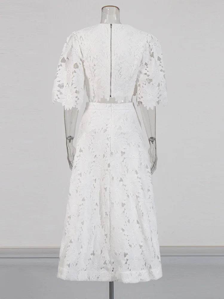 Solid Summer Skirt Suit - P12 Hub Europe
