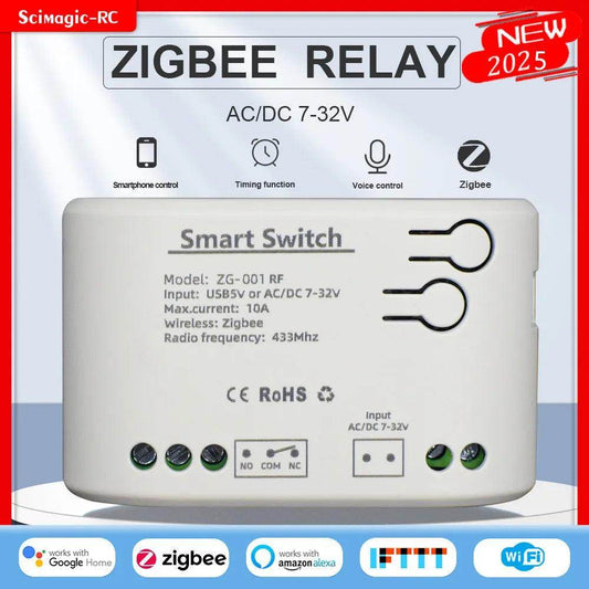 WiFi/ZigBee Garage Door Opener | Alexa/Google - P12 Hub Europe