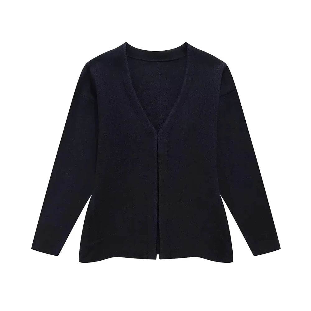 Fitted Hook Knit Cardigan - P12 Hub Europe