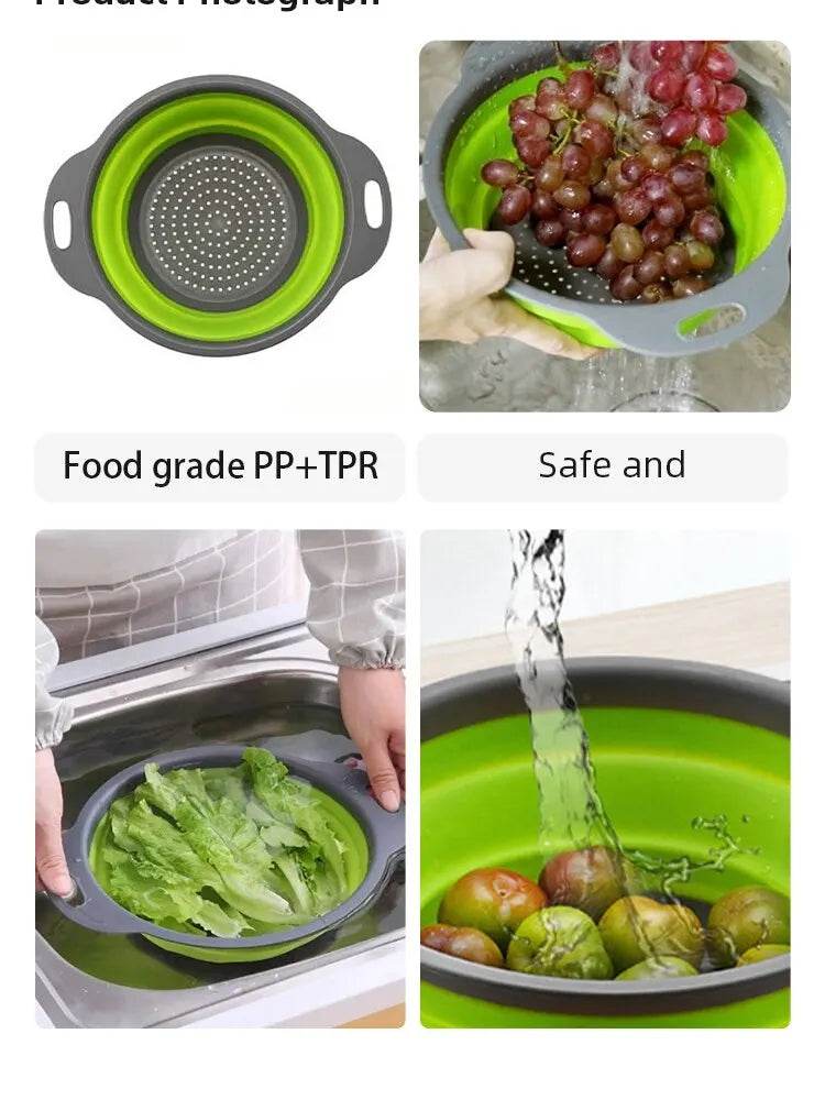Collapsible Silicone Strainer Basket - P12 Hub Europe