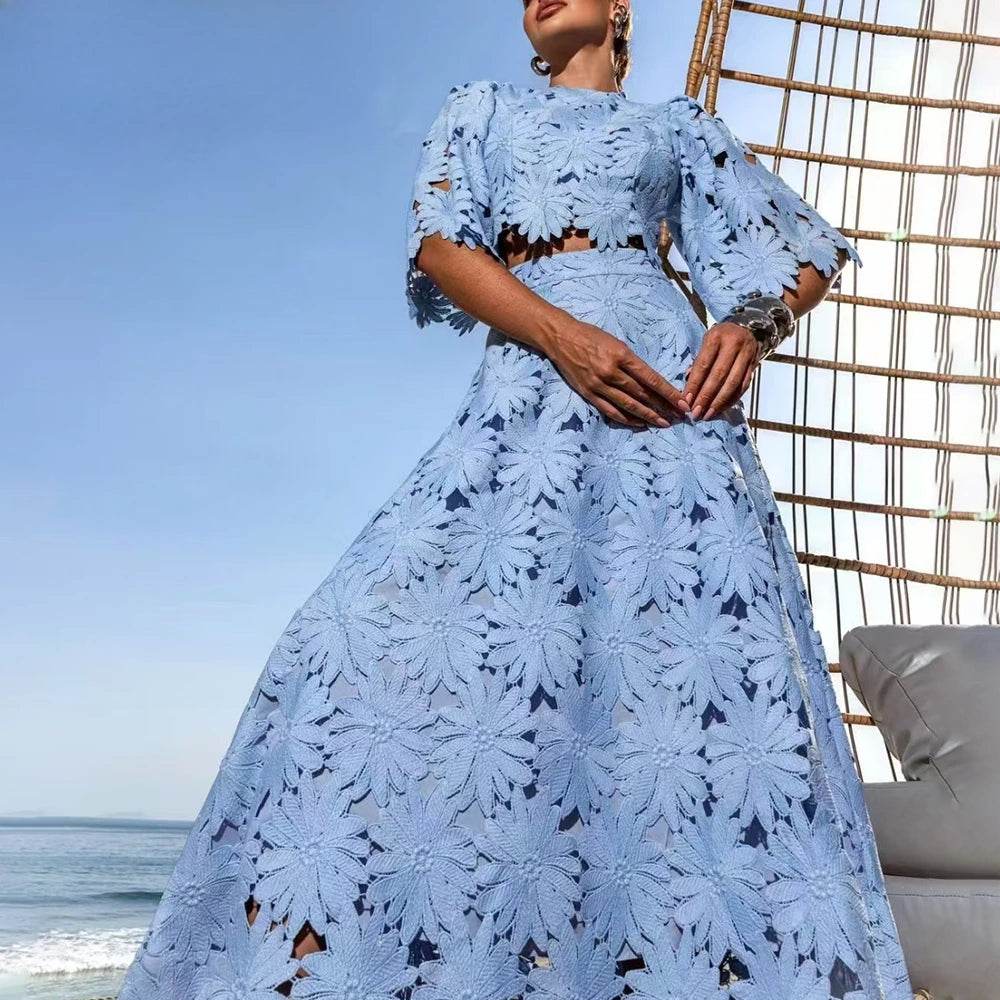 Solid Summer Skirt Suit - P12 Hub Europe