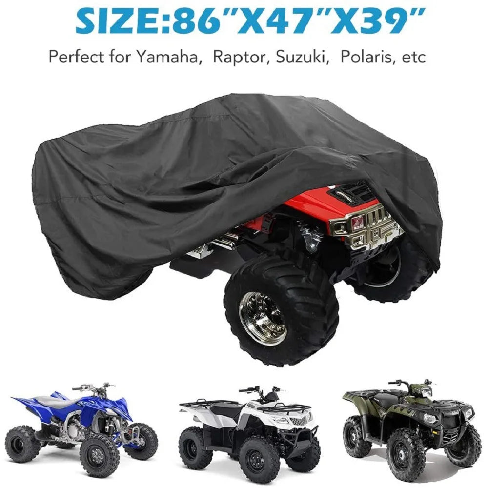 Four season universal outdoors Prevent rainwater Beach bike cover Sunscreen dustproof oxford atv cover  Elastic beach bike cover