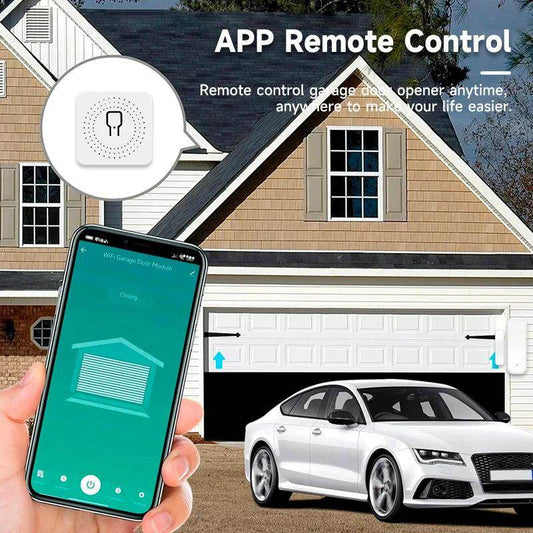 WiFi Smart Garage Door Opener Sensor, Alexa/Google, Remote Control - P12 Hub Europe