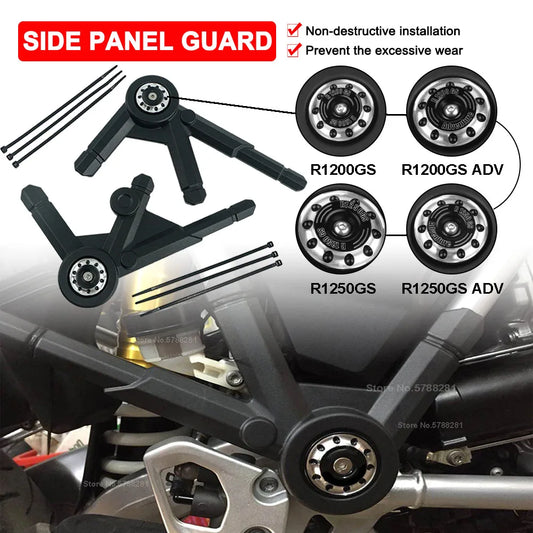 Motorcycle Frame Cover Side Filing Panel Guard Trim Protector For BMW R1200GS Adventure R1250GS GS R1250 R1200 LC ADV 2013-2024