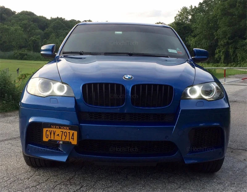 120W 6000K White H8 LED Car Angel Eyes Marker Lights Bulbs error free For BMW X5 X5M E70 X6 X6M E71 E72 2007-2011