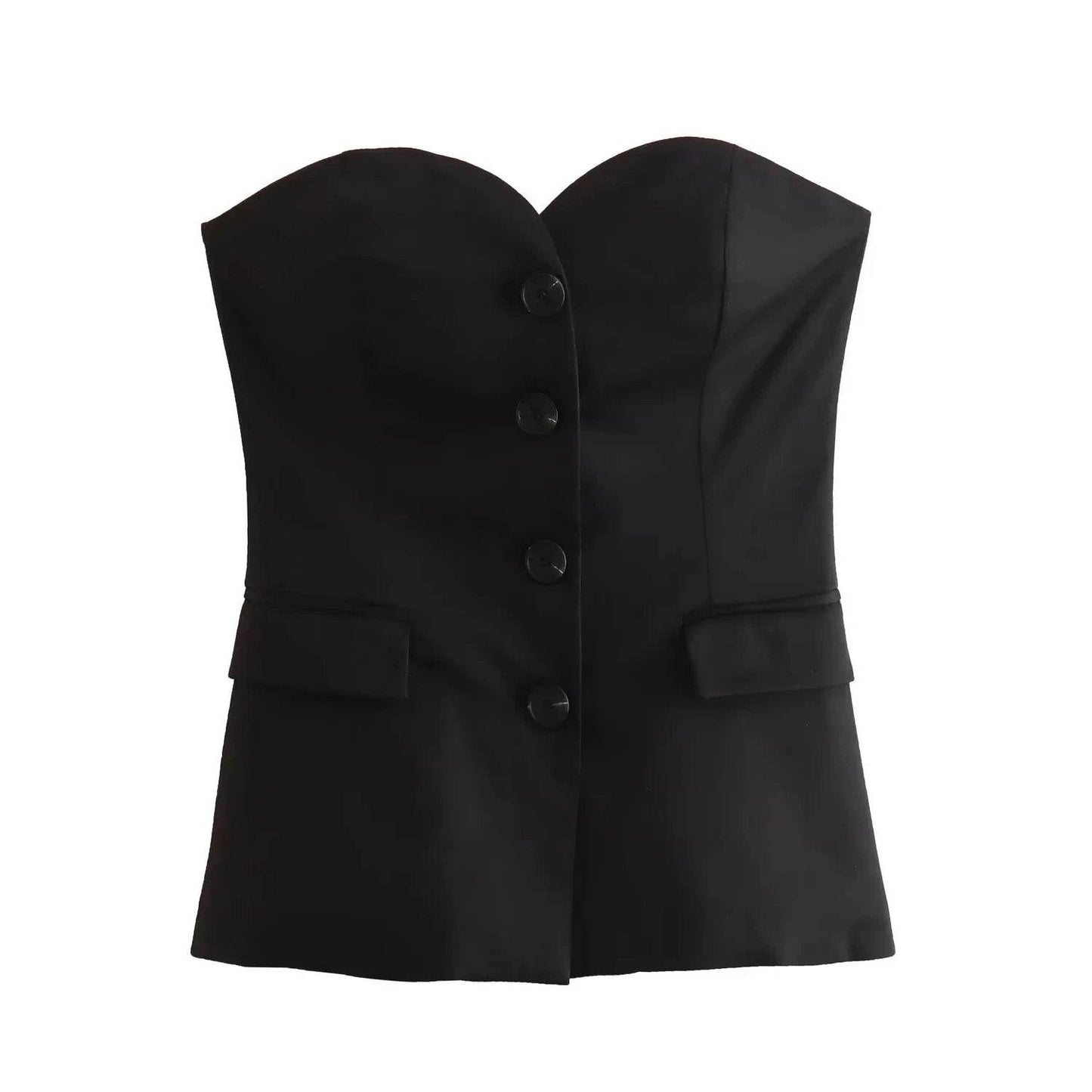 Strapless Side Slit Suit - P12 Hub Europe