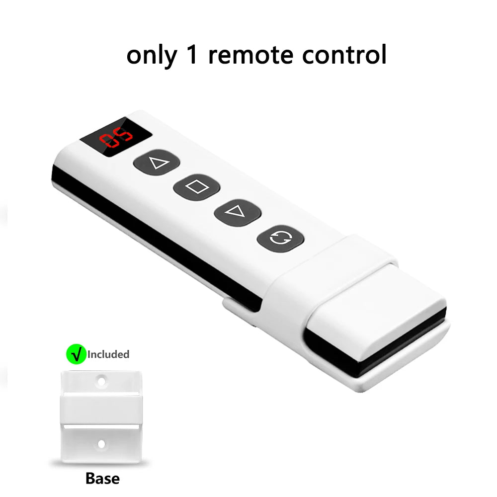 Tuya WiFi Smart Curtain Switch Electric Rolling Shutter App Voice Control Alexa Alice with RF 433 MHz 5CH Remote Control