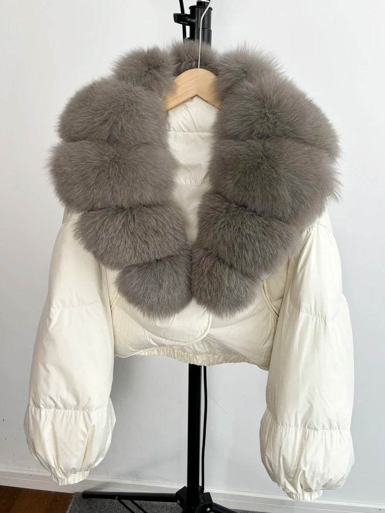 Luxury Fox Fur Down Parka - P12 Hub Europe