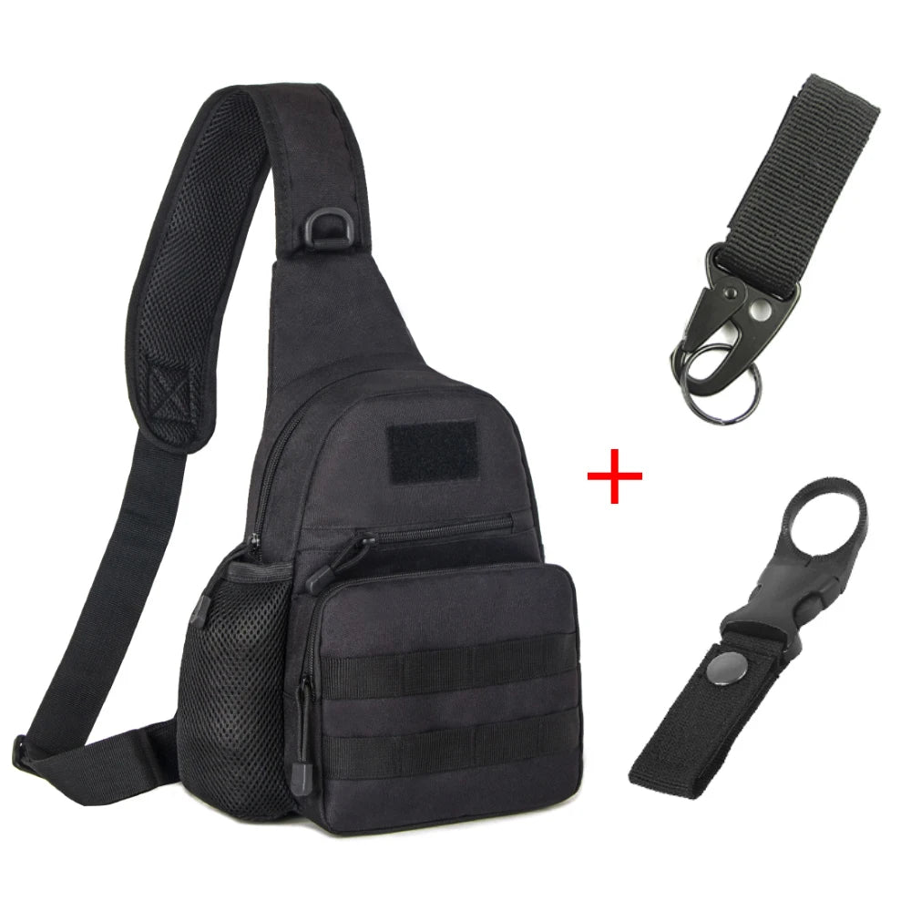 Chest Bag Tactical Shoulder Bag Men Outdoor Sling Multicam Camouflage Camping Travel Hiking Hunting Military Crossbody Bag Y6322