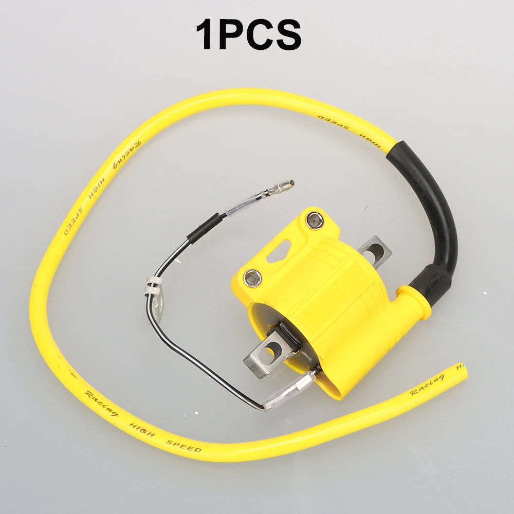 NIBBI 2T/4T Motorcycle Ignition Coil Universal Racing Coil for ATV Scooter Moped Go Kart Dirt Bike Yamaha Ktm Engine Ignition