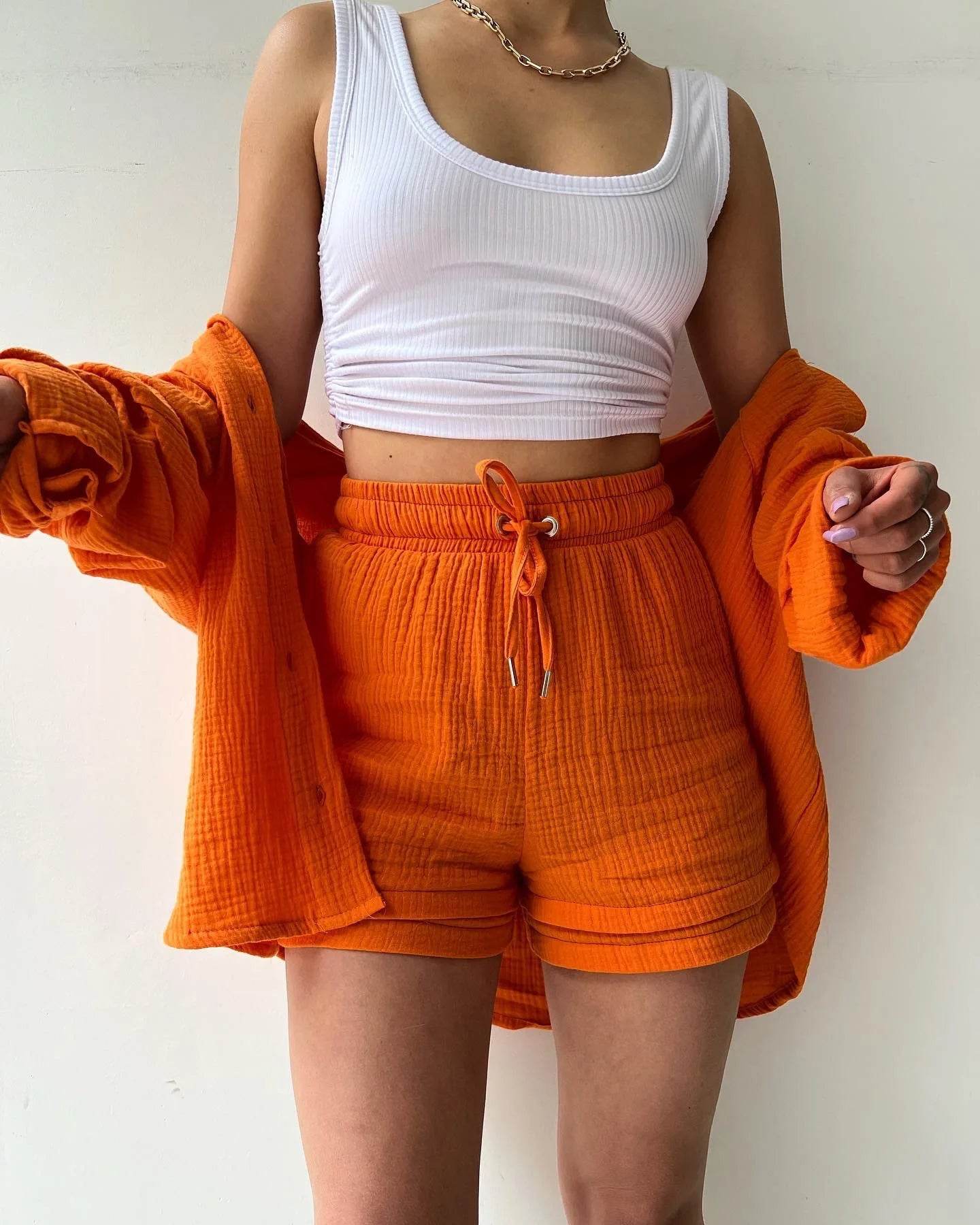 Women Summer Shorts Set - P12 Hub Europe